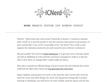 Tablet Screenshot of icnerd.com